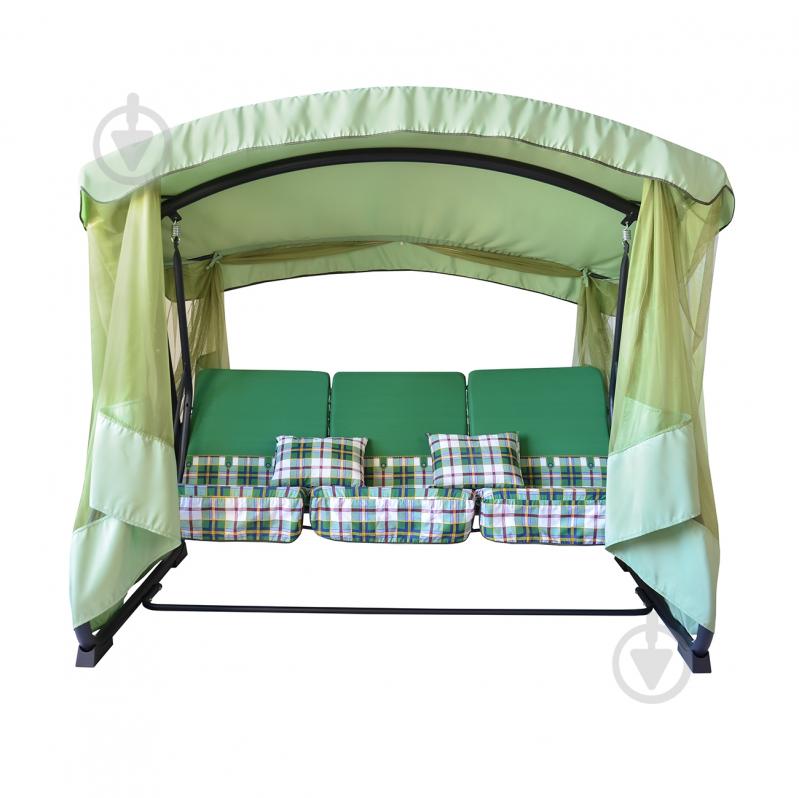 Гойдалка Vitan " Фемелі - 2 " Шотландія зелена - фото 1 Гойдалка Vitan " Фемелі - 2 " Шотландія зелена - фото 1