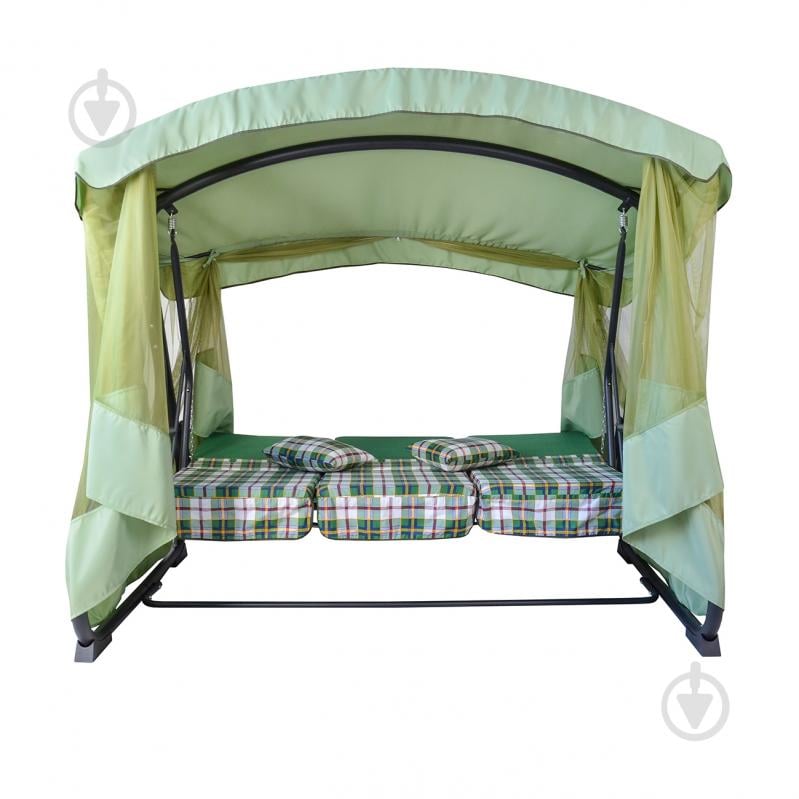 Гойдалка Vitan " Фемелі - 2 " Шотландія зелена - фото 5 Гойдалка Vitan " Фемелі - 2 " Шотландія зелена - фото 5