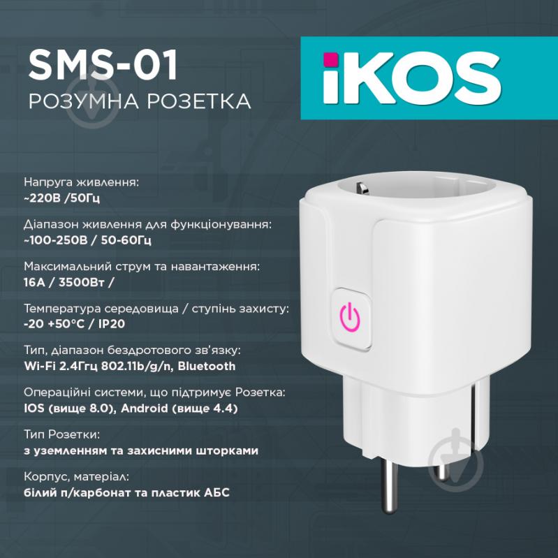 Wi-Fi-розетка IKOS - фото 3