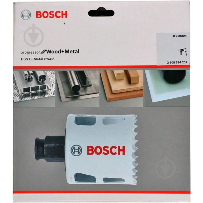 Коронка Bosch PROGRESSOR 210 mm 210 мм 2608594251 - фото 2