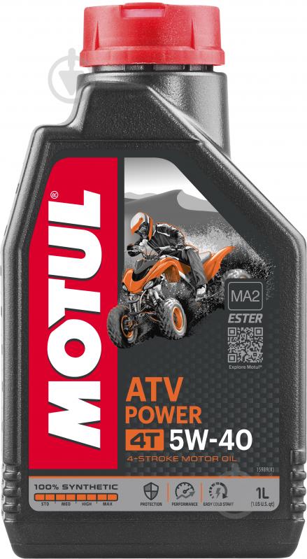 Моторне мастило Motul ATV Power 4T 5W-40 1 л (850601) - фото 1