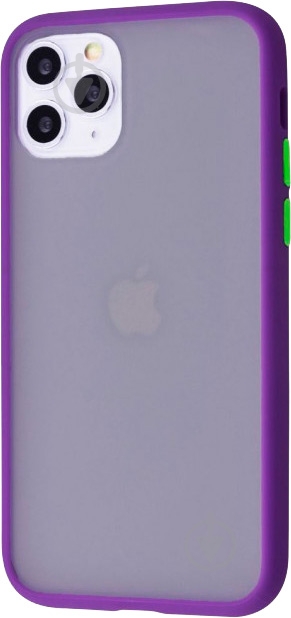 Чехол Shadow Matte Case (PC+TPU) фиолетовый для Apple iPhone 11 Pro - фото 1