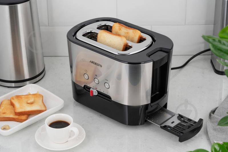 Тостер ARDESTO Steel Collection T-K210 - фото 3