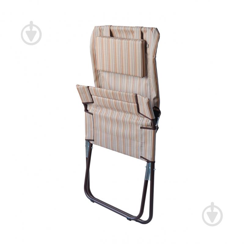 Шезлонг раскладной Vitan Горизонт бежевый - фото 3