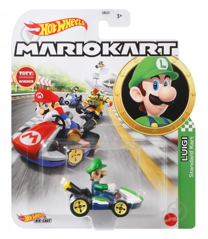 Автомобиль Hot Wheels из видеоигры "Mario Kart" (в асс.) GBG25 - фото 2