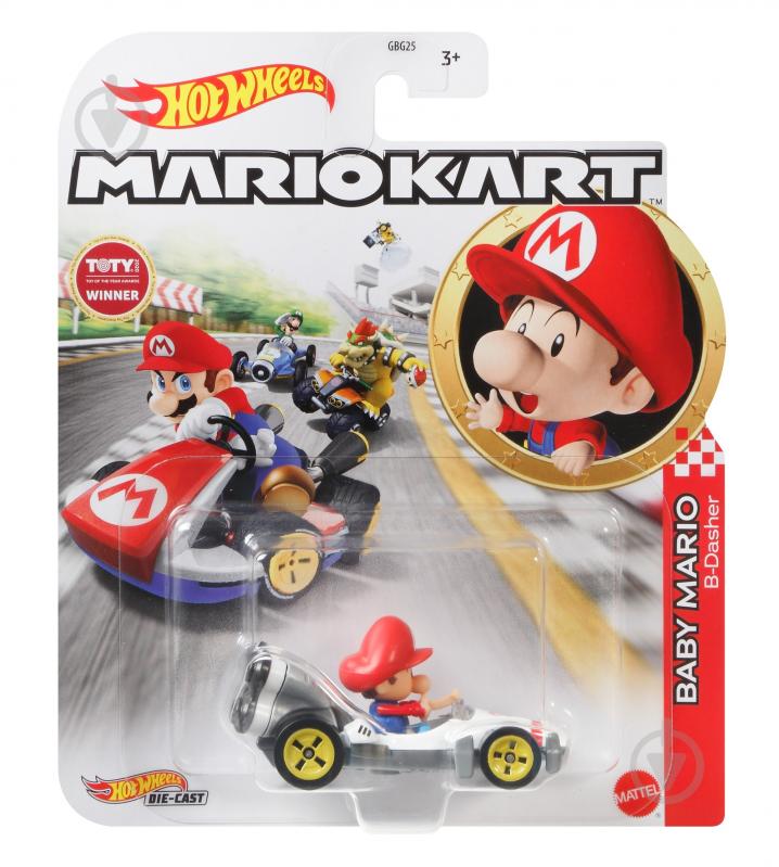 Автомобиль Hot Wheels из видеоигры "Mario Kart" (в асс.) GBG25 - фото 6