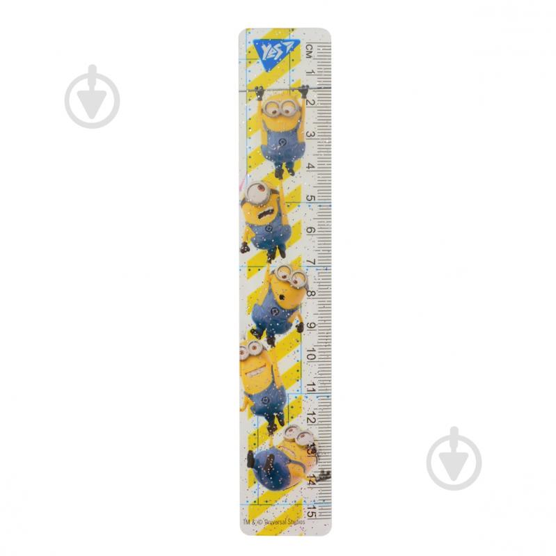 Линейка 15 см Minions YES - фото 1 Линейка 15 см Minions YES - фото 1