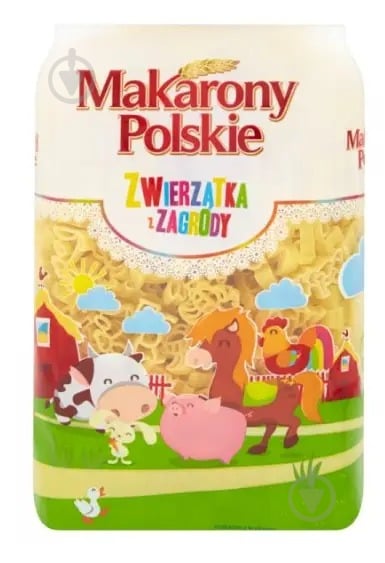 Макарони ТМ Makarony Polskie Дитячі звірятка 400 г - фото 1