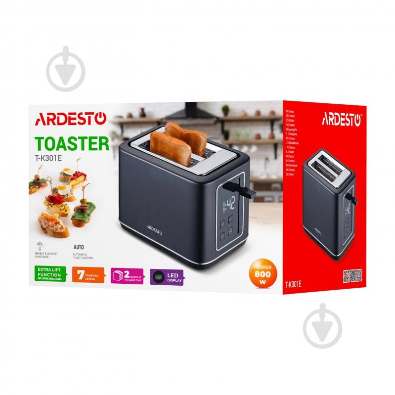 Тостер ARDESTO Elegance T-K301E - фото 17
