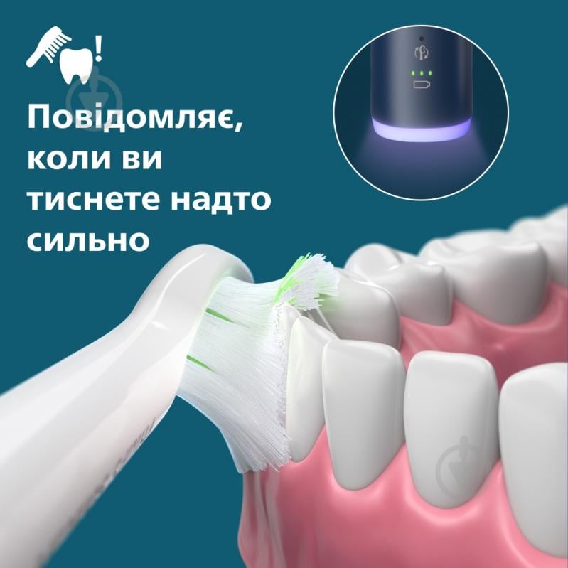 Електрична зубна щітка Philips Series 6100 HX7403/05 - фото 6