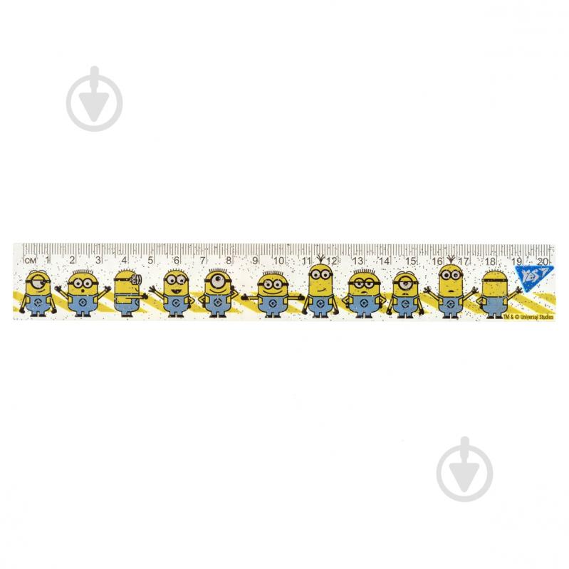 Лінійка 20 см Minions YES - фото 1