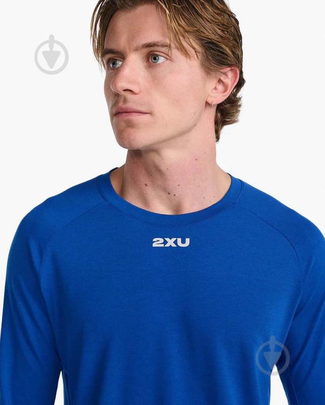 Футболка 2XU Ignition Base Layer L/S MR6827a_SUR/SRF р.M синий - фото 4