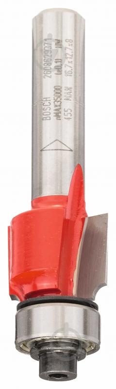 Фреза карнизная Bosch Expert for Wood S8 R2 D16,7 L12,7 2608629371 - фото 1