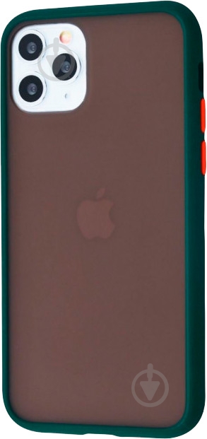 Чехол Shadow Matte Case (PC+TPU) лесной зеленый для Apple iPhone 11 Pro Max - фото 1