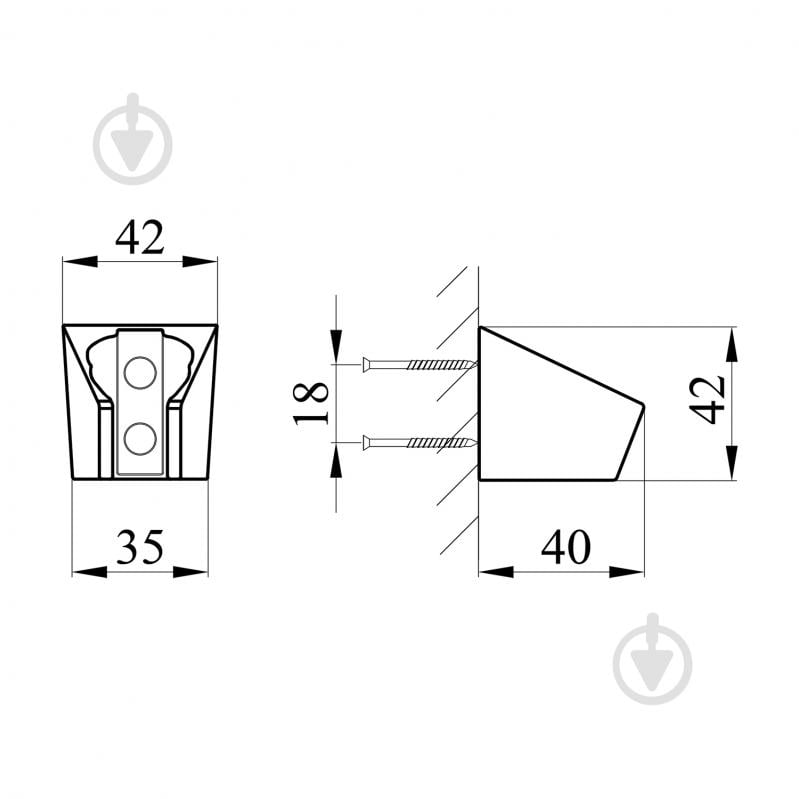 Держатель для душа Kroner KRM - C925 - фото 2