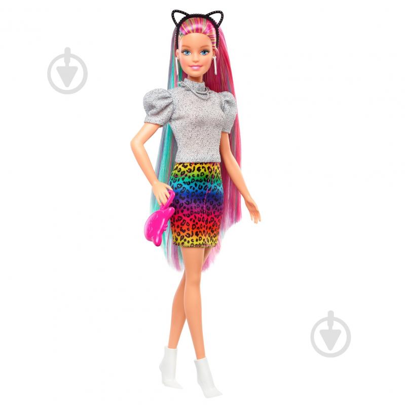 Кукла Barbie Радужный леопард GRN81 - фото 1