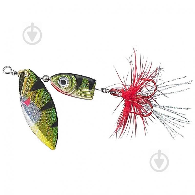 Блесна-вертушка Balzer 14 г COLONEL REALITI 3D LEAD HEAD SPINNER perch - фото 1