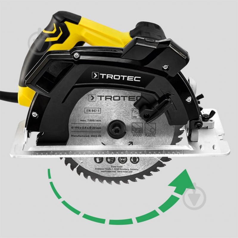 Пилка циркулярна Trotec PCSS 10-1400 4430000050 - фото 8
