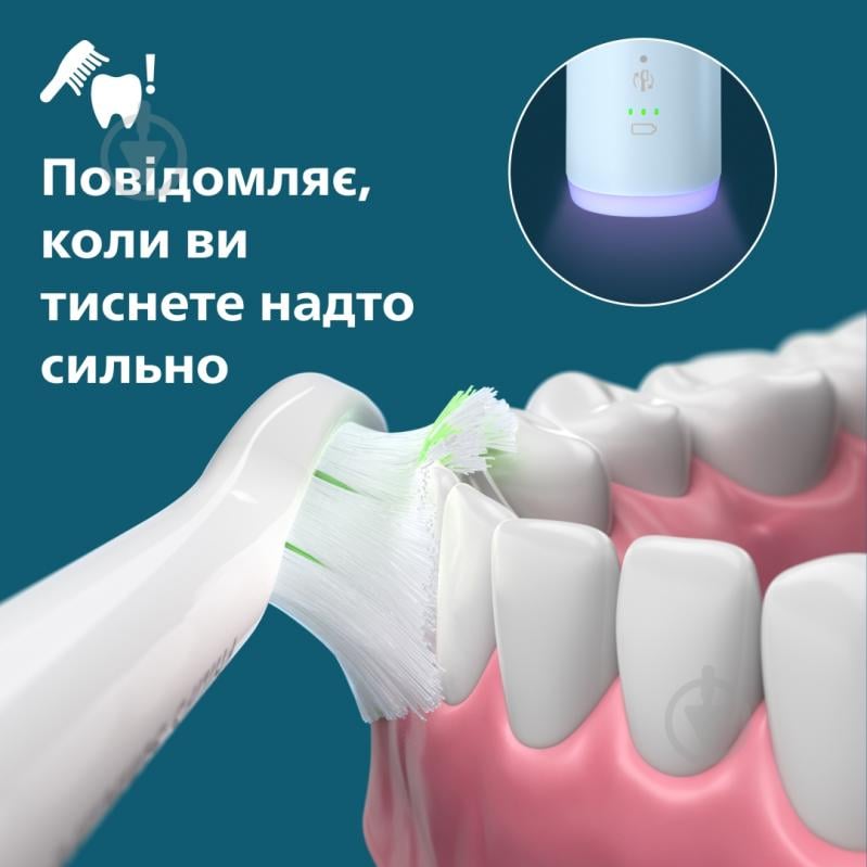 Електрична зубна щітка Philips Series 6100 HX7406/02 - фото 6