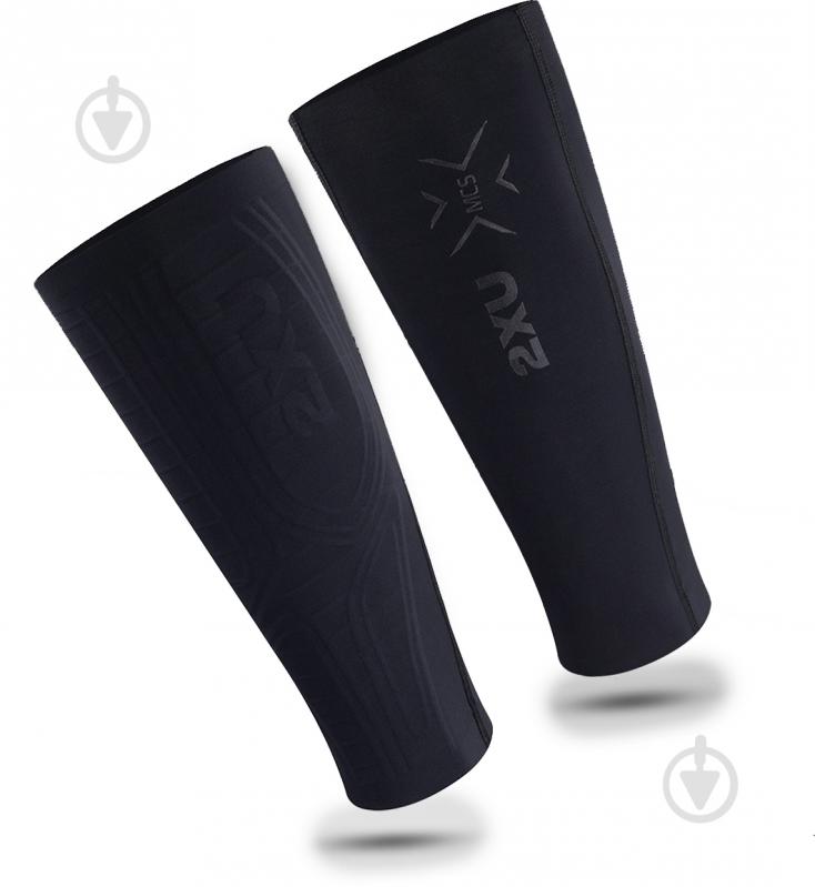 Гетры 2XU Light Speed Comp Calf Guards UA3064b_BLK/NRO р.M черный - фото 4