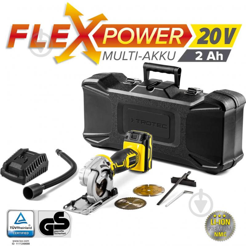 Пилка циркулярна Trotec PCSS 05-20V 4430000105 - фото 25