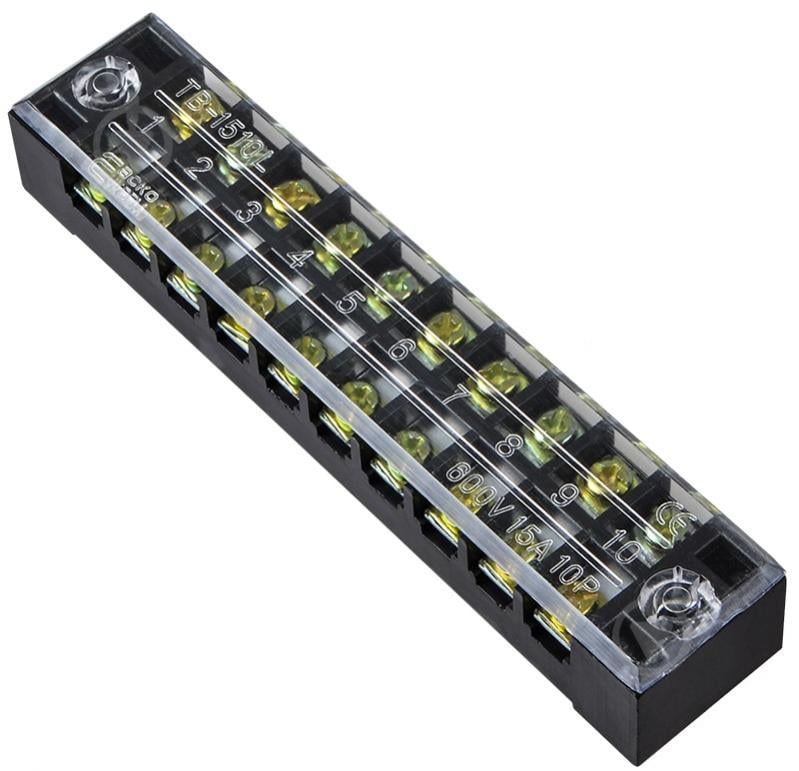 Колодка клемна АСКОУКРЕМ TB1510 чорний A0130050005 - фото 2