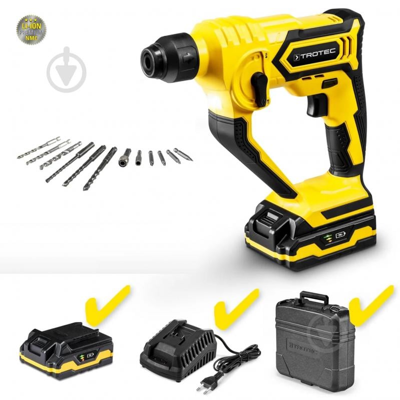 Перфоратор Trotec PRDS 10-20V 4415000201 - фото 3 Перфоратор Trotec PRDS 10-20V 4415000201 - фото 3