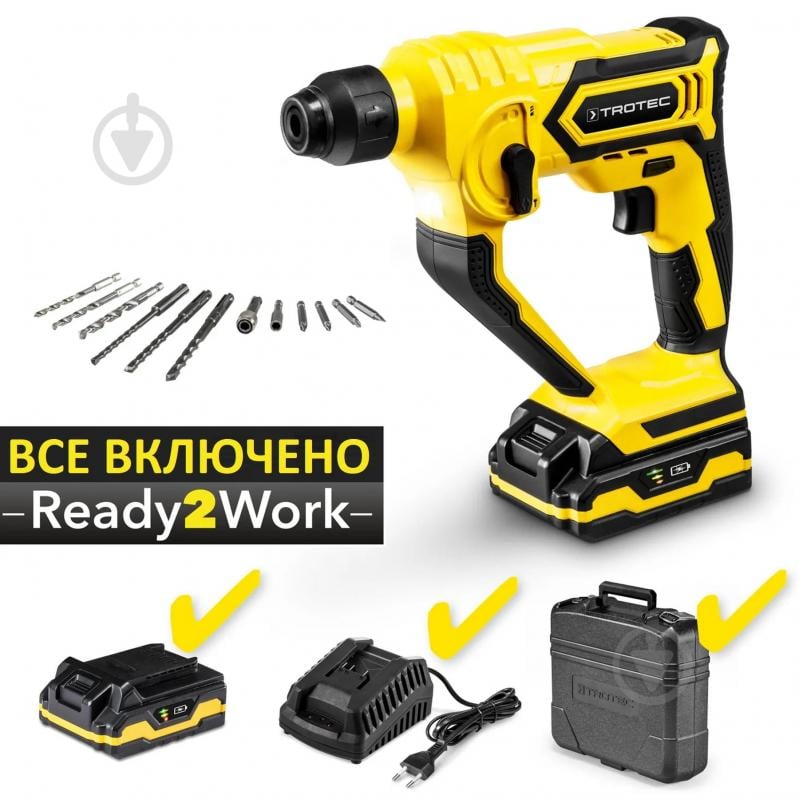 Перфоратор Trotec PRDS 10-20V 4415000201 - фото 2 Перфоратор Trotec PRDS 10-20V 4415000201 - фото 2