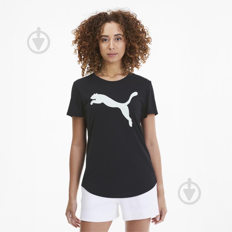 Футболка Puma EVOSTRIPE Tee 58124101 р.S черный - фото 1