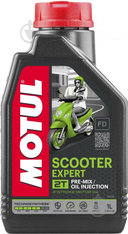 Моторное масло Motul Scooter Expert 2T 1 л (831801) - фото 1