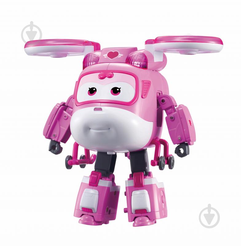 Фигурка коллекционная Super Wings Supercharge Lights&Sounds Dizzy Диззи свет звук EU740434 - фото 3