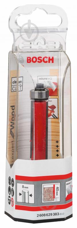 Фреза Bosch Expert for Wood S8 D12,7 L40 2608629383 - фото 2