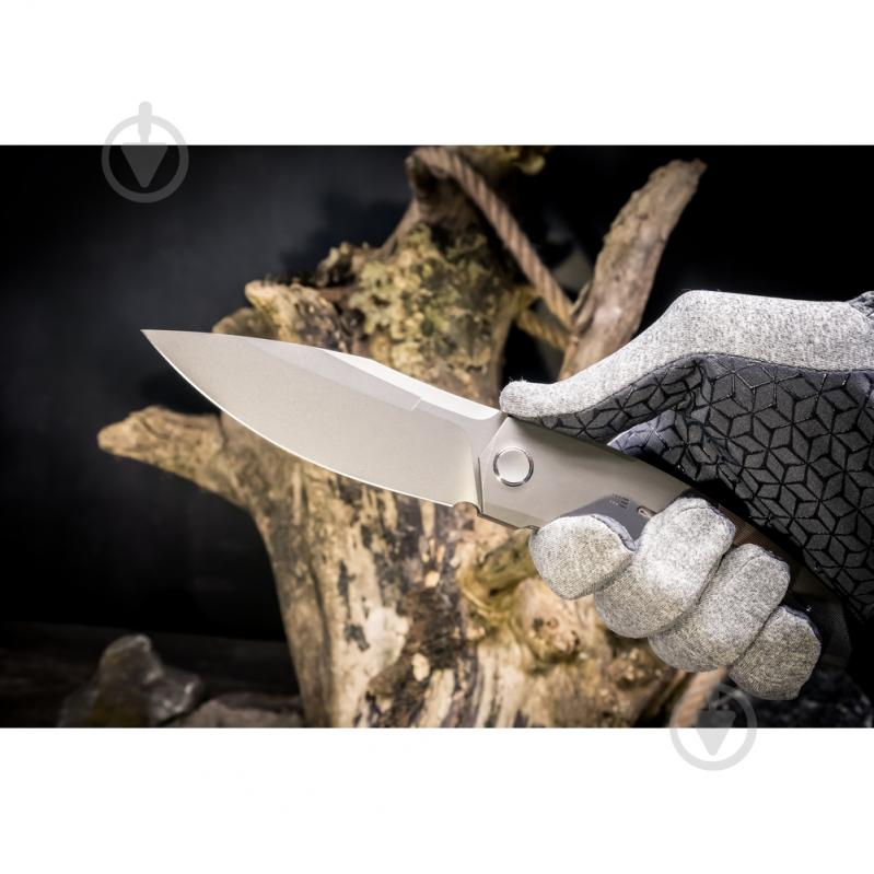 Ніж складаний Weknife Sine Wave, сірий WE23069B-2 - фото 10