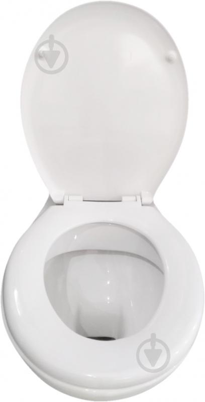 Унитаз подвесной Днепрокерамика Космо с сиденьем - фото 3