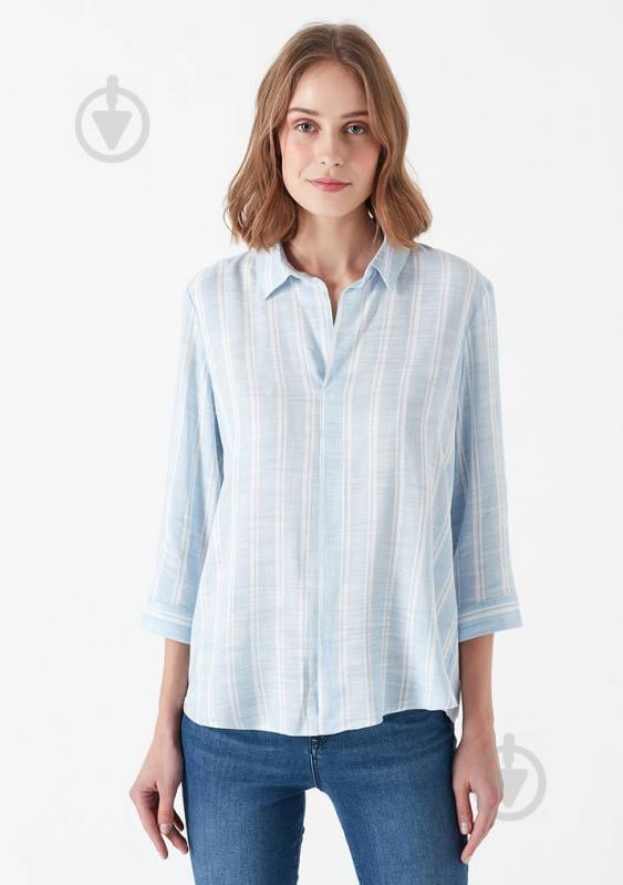 Сорочка Mavi STRIPED BLOUSE 121842-31092 р. L блакитний - фото 3