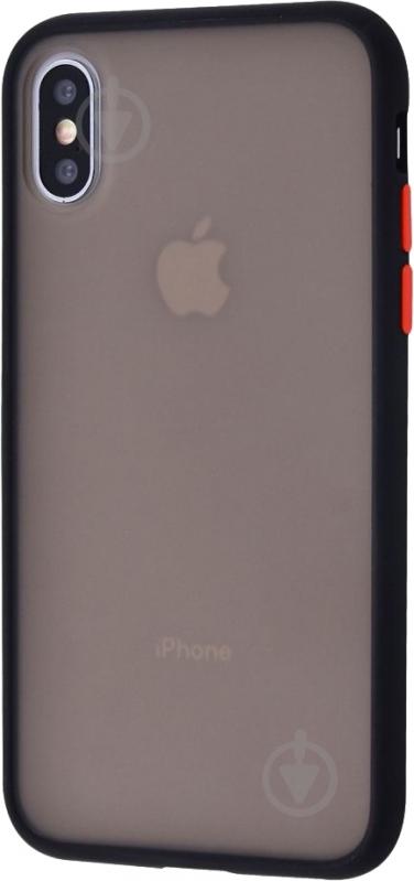Чехол-накладка Shadow Matte Case (PC+TPU) black для Apple iPhone X - фото 1 Чехол-накладка Shadow Matte Case (PC+TPU) black для Apple iPhone X - фото 1