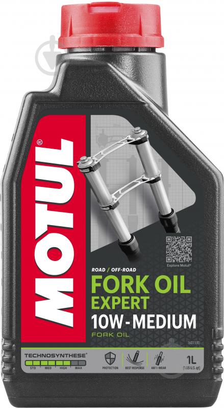 Масло Motul Fork Oil Expert Medium SAE 10W 1 л (822201) - фото 1