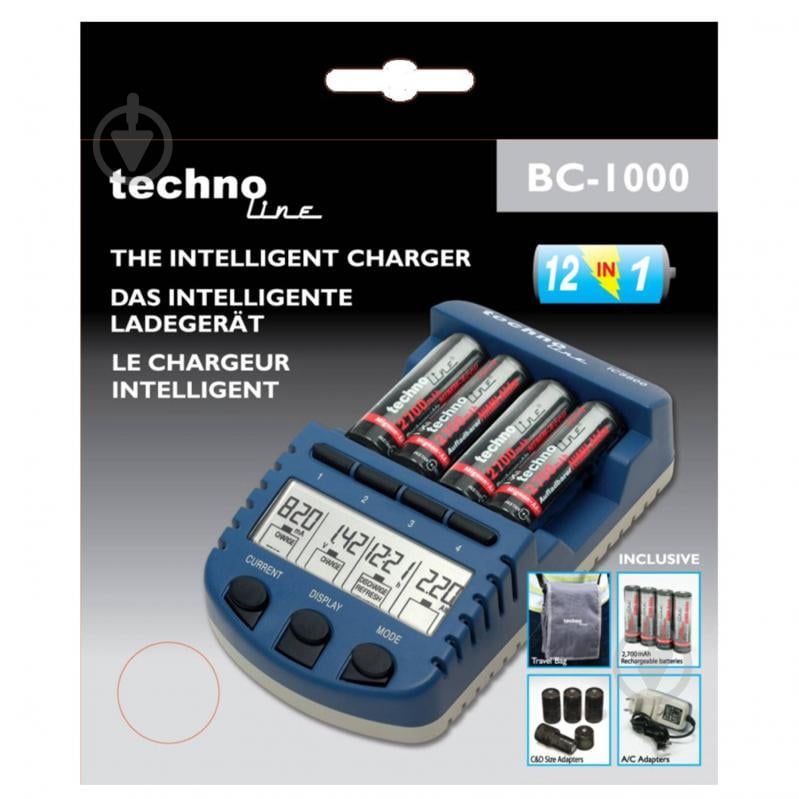 Зарядное устройство Technoline BC1000 SET + акумулятори BC1000 - фото 2