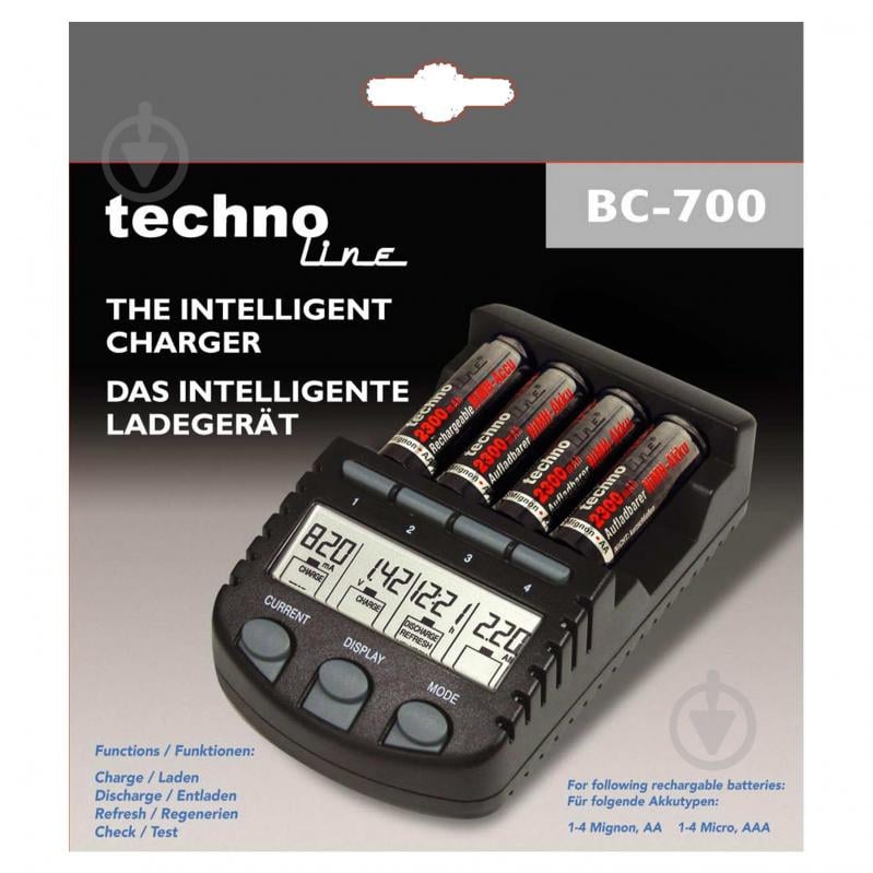 Зарядное устройство Technoline BC700 (BC700) DAS301706 - фото 3 Зарядное устройство Technoline BC700 (BC700) DAS301706 - фото 3