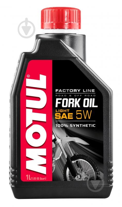 Масло Motul Fork Oil Light Factory Line SAE 5W 1 л (821801) - фото 1