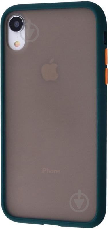 Чехол-накладка Shadow Matte Case (PC+TPU) forest green для Apple iPhone XR - фото 1 Чехол-накладка Shadow Matte Case (PC+TPU) forest green для Apple iPhone XR - фото 1