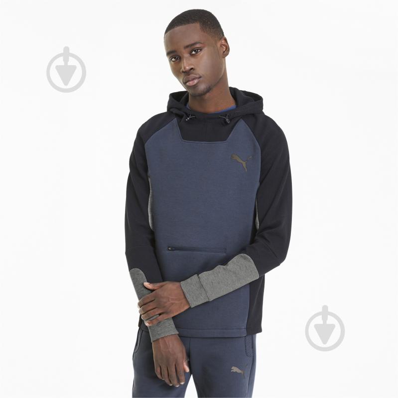 Джемпер Puma EVOSTRIPE Hoody 58146843 р. S синий - фото 1