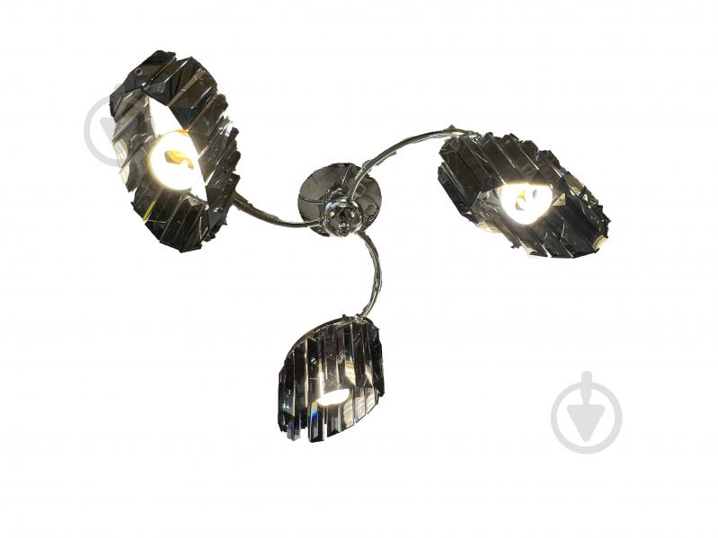 Люстра потолочная EVT Lighting 3xE27 кристальный Люстра Fi-195071/3C SG - фото 1