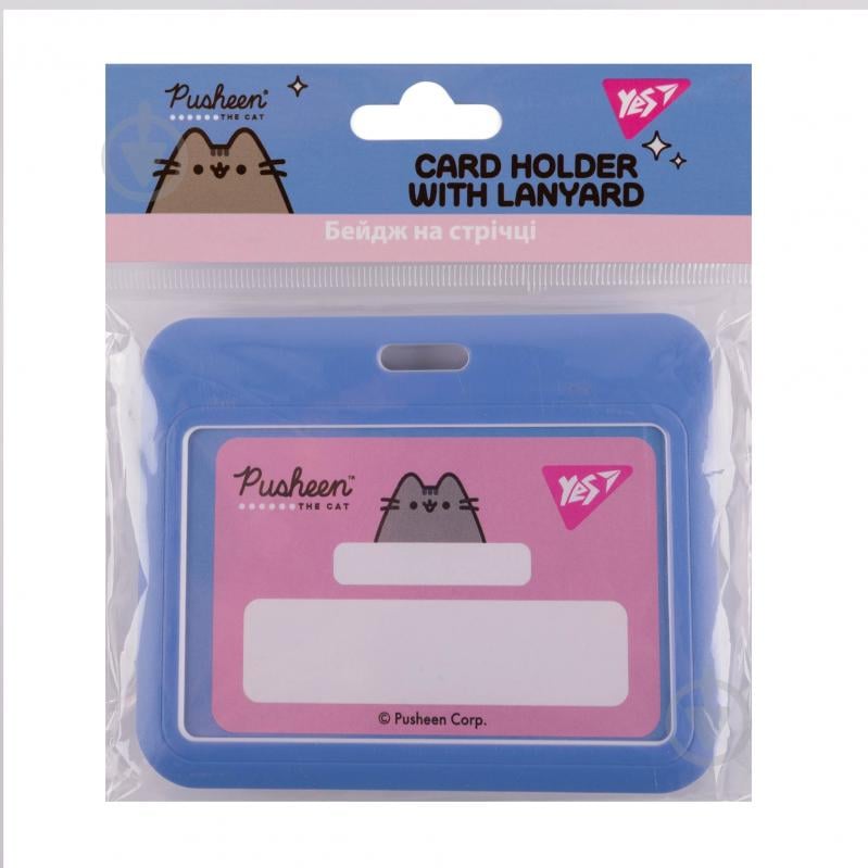 Бейдж на ленте Pusheen горизонтальный 940394 YES - фото 1