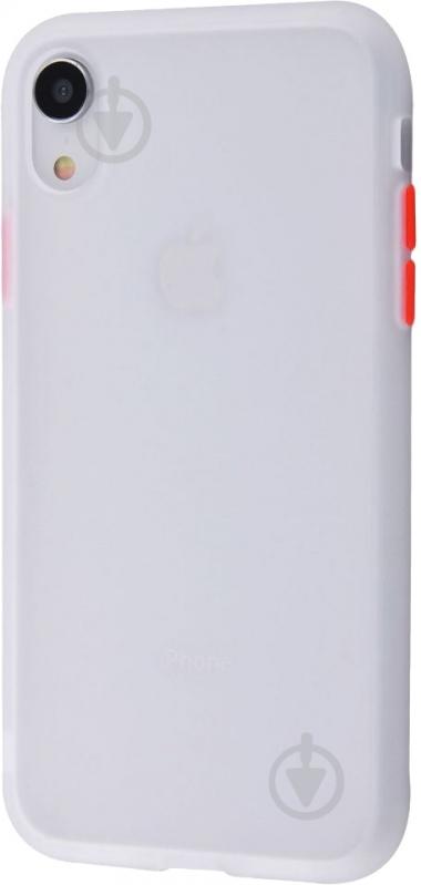 Чехол-накладка Shadow Matte Case (PC+TPU) white для Apple iPhone XR - фото 1