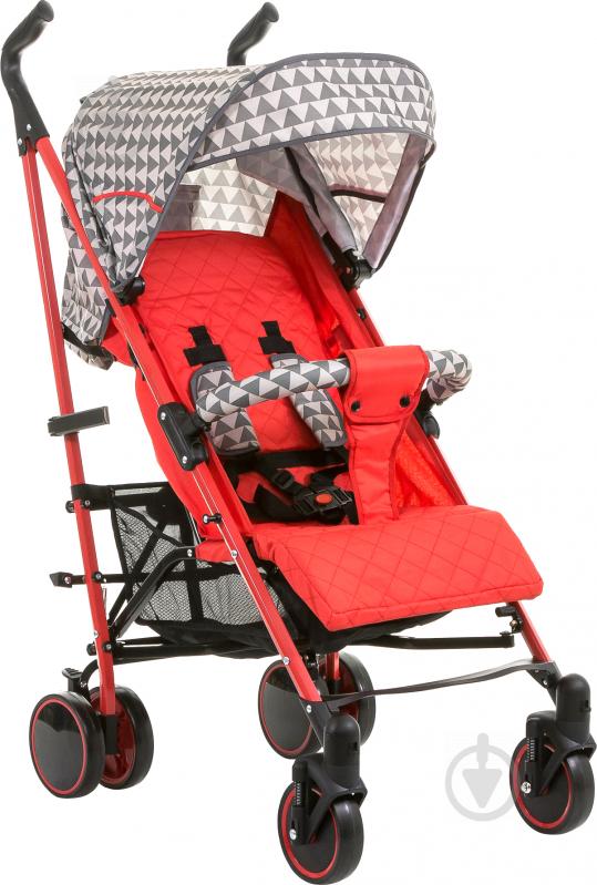 Коляска-трость Babyhit Handy red-grey 22738 - фото 1