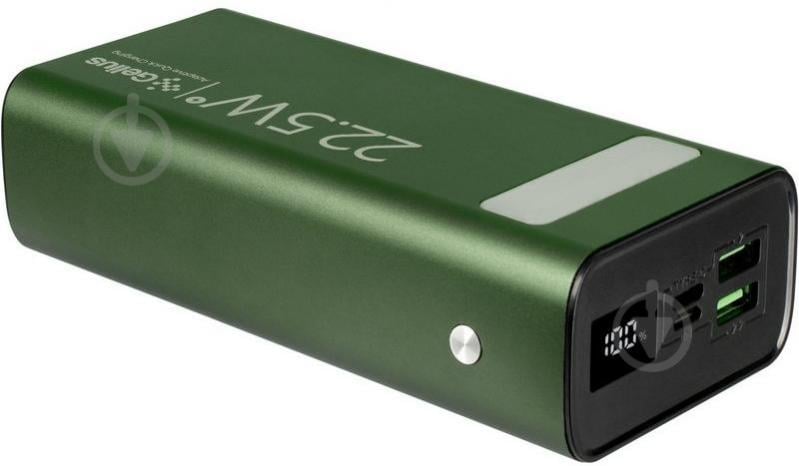 Повербанк Gelius Lightstone 30000 mAh green (GP-PB300) - фото 5