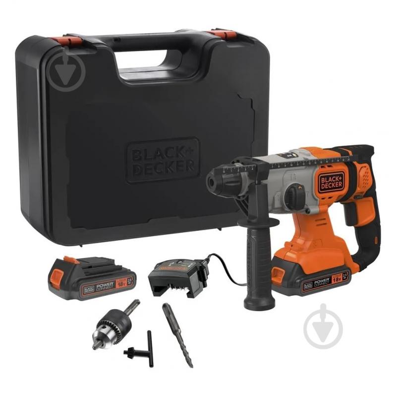 Перфоратор Black+Decker BCD900E2K - фото 1