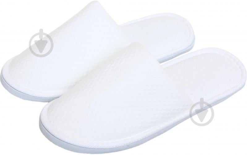 Тапочки гостиничные женские р.38/39 айвори - фото 1 Тапочки гостиничные женские р.38/39 айвори - фото 1