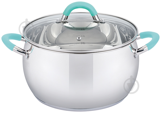 Кастрюля с крышкой Pepper Apple Mint 6,7 л - фото 1